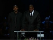 Michael Jackson's memorial - Kobe Bryant and Magic Johnson