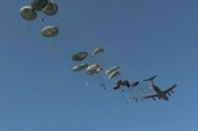 Air Force Drops Supplies in Haiti