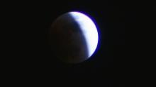 Rare lunar eclipse at winter solstice