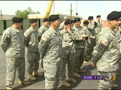 150 Army Reserve soldiers prepare for departure