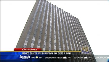 Mexico Quakes Give Downtown San Diego A Shake