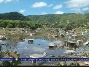 Tsunami Levels Entire Villages On Samoan Islands