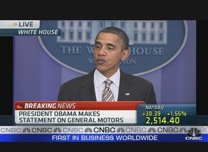 Obama Praises GM, Auto Sector