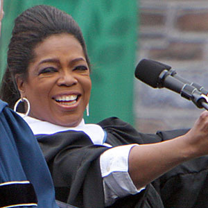 "Crazy Aunt" Oprah Addresses Grads, Receives Honorary Degree