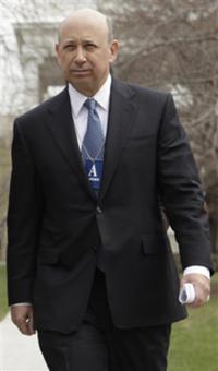 AP - FILE - In this March 27, 2009, file photo, Goldman Sachs Chief Executive Officer Lloyd Blankfein leaves the ...