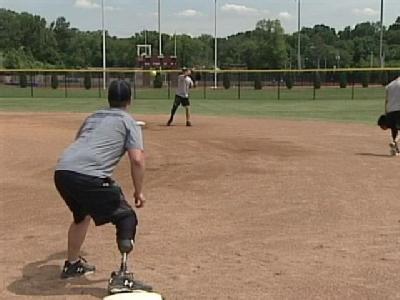 Wounded Warriors Inspire On Softball Field