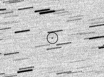 A mystery object from space, as seen from the Skylive-Grove Creek Observatory in Australia, is about to whizz close by Earth. Scientists are stumped by what exactly the object, 33 to 50 feet wide at most, is. (AFAM/CARA/G.Sostero,P.Camilleri,E. Guido,M. Jaeger,E. Prosperi,W. Vollmann)