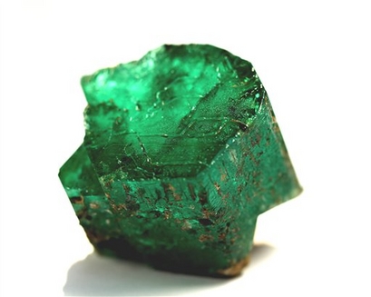 This undated handout photo provided by gemologist C.R. 'Cap' Beesley shows the Carolina Emperor emerald mined by Terry Ledford and Renn Adams in Hiddenite, N.C., prior to any cutting. Gem experts say the emerald yielded at a North Carolina farm may be the biggest ever uncovered in North America. The 65-carat emerald nicknamed the Carolina Emperor was pulled from a farm in the rural community of Hiddenite, about 50 miles (80 kilometers) northwest of Charlotte.(AP Photo/C.R. 'Cap' Beesley) ** NO SALES  **  (AP Photo/C.R. 'Cap' Beesley) NO SALES