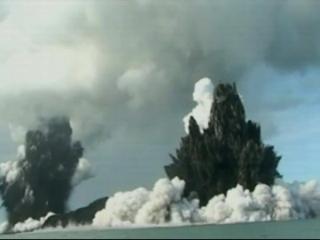 Ring of Fire volcano blows