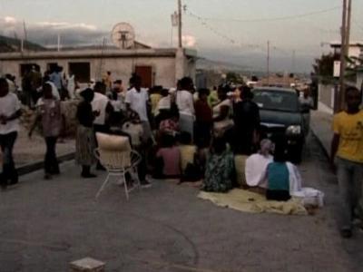 Haitians gather in Croix des Preux