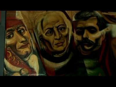 Chile quake damages Mexican murals