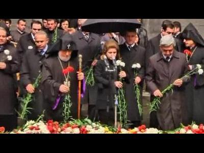 Armenians remember WWI killings