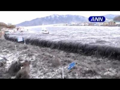 Dramatic tsunami video