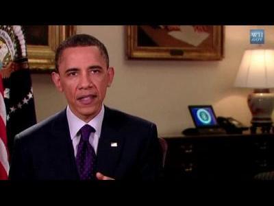 Obama: "Countless" lives saved in Libya