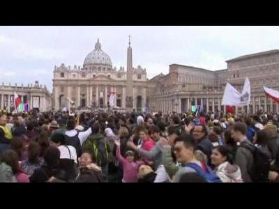 Pilgrims celebrate Pope's beatification