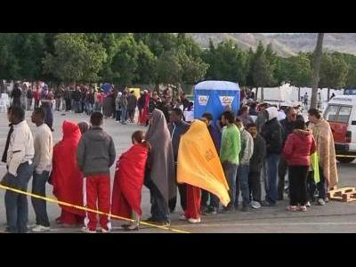 Funeral for Spanish quake victims