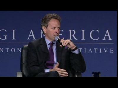 Geithner says staying on the job
