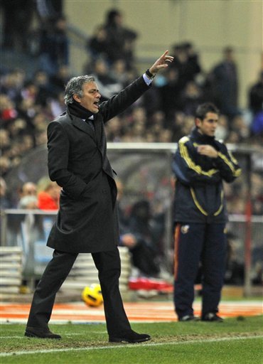 Real Madrid's Coach Jose Mourinho Form Portugal Reacts