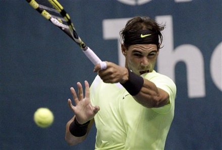 Rafael Nadal Of Spain Returns