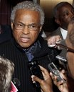 Billy Hunter, executive director of the NBA players union, talks with reporters, Monday Oct. 10, 2011, in New York. NBA Commissioner David Stern canceled the first two weeks of the basketball season after players and owners were unable to reach a new labor deal to end the lockout. Opening night was scheduled for Nov. 1.