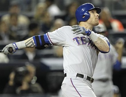 Meanwhile, Josh Hamilton is having a great series.