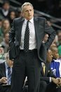 Sacramento Kings head coach Paul Westphal looks up court towards his players during the second quarter of an NBA basketball game against the Boston Celtics in Boston, Wednesday, Jan. 12, 2011.  The Kings lost their 12th consecutive road game after losing 119-95 to the Celtics.