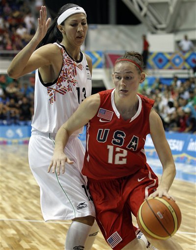 Katelan Lea Redmon From United States, Right, Dribbles