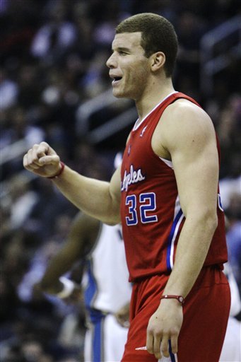 blake griffin power balance. lake griffin and parents.