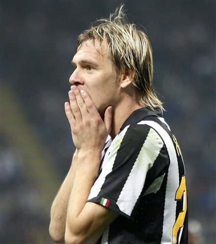 Juventus Midfielder Milos Krasic, Of Serbia, Reacts