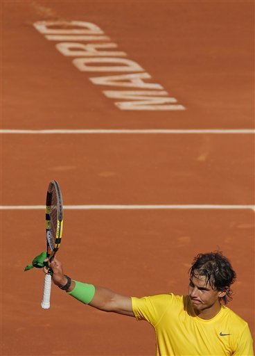 Rafael Nadal Celebrates
