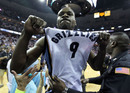 MEMPHIS, TN - APRIL 29: Tony Allen #9 of the Memphis Grizzlies celebrates after the Grizzlies beat the San Antonio Spurs 99-91 in Game Six of the Western Conference Quarterfinals in the 2011 NBA Playoffs at FedExForum on April 29, 2011 in Memphis, Tennessee. (Photo by Andy Lyons/Getty Images)