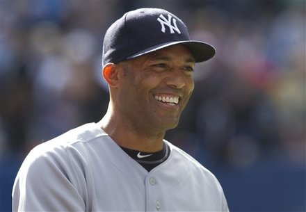 New York Yankees Closer Mariano Rivera Smiles