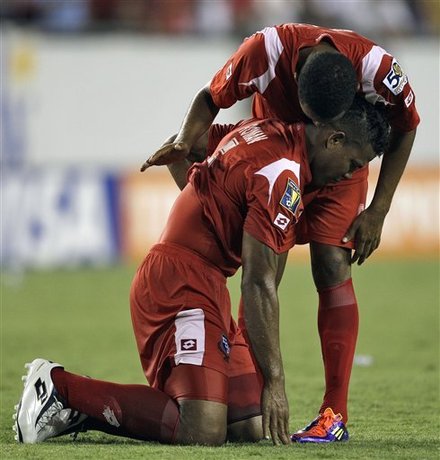 Panama's Gabriel Torres, Topg, Celebrates