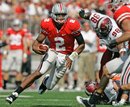 FILE - In this Sept. 20, 2008 file photo, Ohio State quarterback Terrelle Pryor (2) runs against the Troy defense during an NCAA college football game in Columbus, Ohio. The Saskatchewan Roughriders have acquired the negotiating rights to Pryor and have spoken to him about bringing him to the Canadian Football League. Roughriders general manager Brendan Taman told The Associated Press on Wednesday, June 8, 2011, that the team has talked to Pryor's lawyer, James who told the Roughriders that Pryor would need until next week to consider the situation.