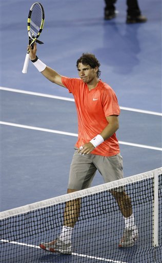 Rafael Nadal Of Spain Waves