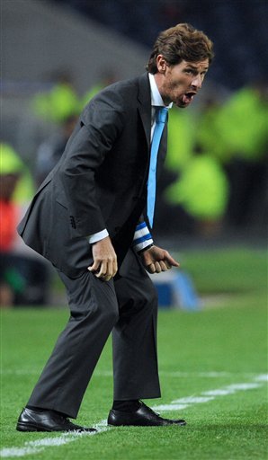 FC Porto's Coach Andre Villas Boas Reacts