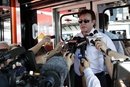 Team owner Richard Childress speaks to the media before practice for Sunday's NASCAR Sprint Cup Series 5-hour ENERGY 500 auto race, Friday, June 10, 2011, in Long Pond, Pa. Childress was fined $150,000 on Monday for assaulting Kyle Busch after a NASCAR Trucks race at Kansas Speedway , the latest incident between the driver and Childress' race teams.