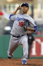 Los Angeles Dodgers pitcher Hiroki Kuroda throws in the second inning of a baseball game against the Pittsburgh Pirates in Pittsburgh on Wednesday, May 11, 2011. The Dodgers won 2-0.