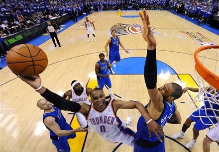 Oklahoma City Thunder Point Guard Russell Westbrook Goes