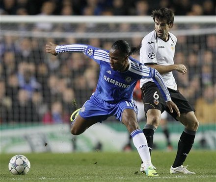 Chelsea's Didier Drogba, Goes