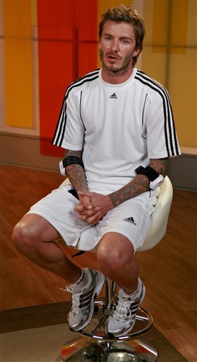 Soccer Player David Beckham Talks