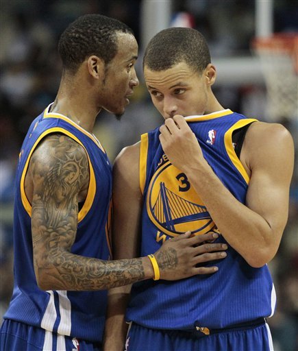 Monta Ellis and Stephen Curry