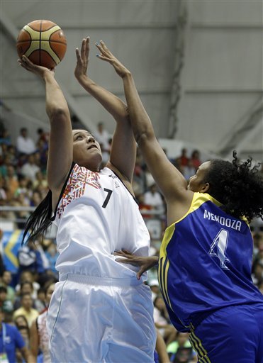 Mexico's Abril Selene Garcia, Left, Shoots