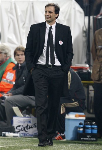 AC Milan Coach Massimiliano Allegri Looks