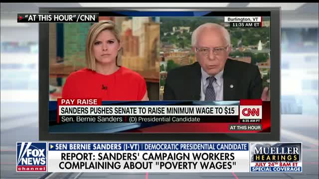 Reports say Sanders campaign employees are complaining of poverty level wages