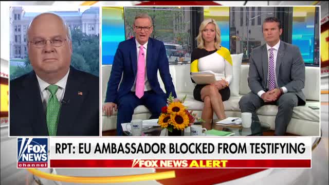 Karl Rove reacts to Trump administration blocking EU ambassador from testifying on Ukraine
