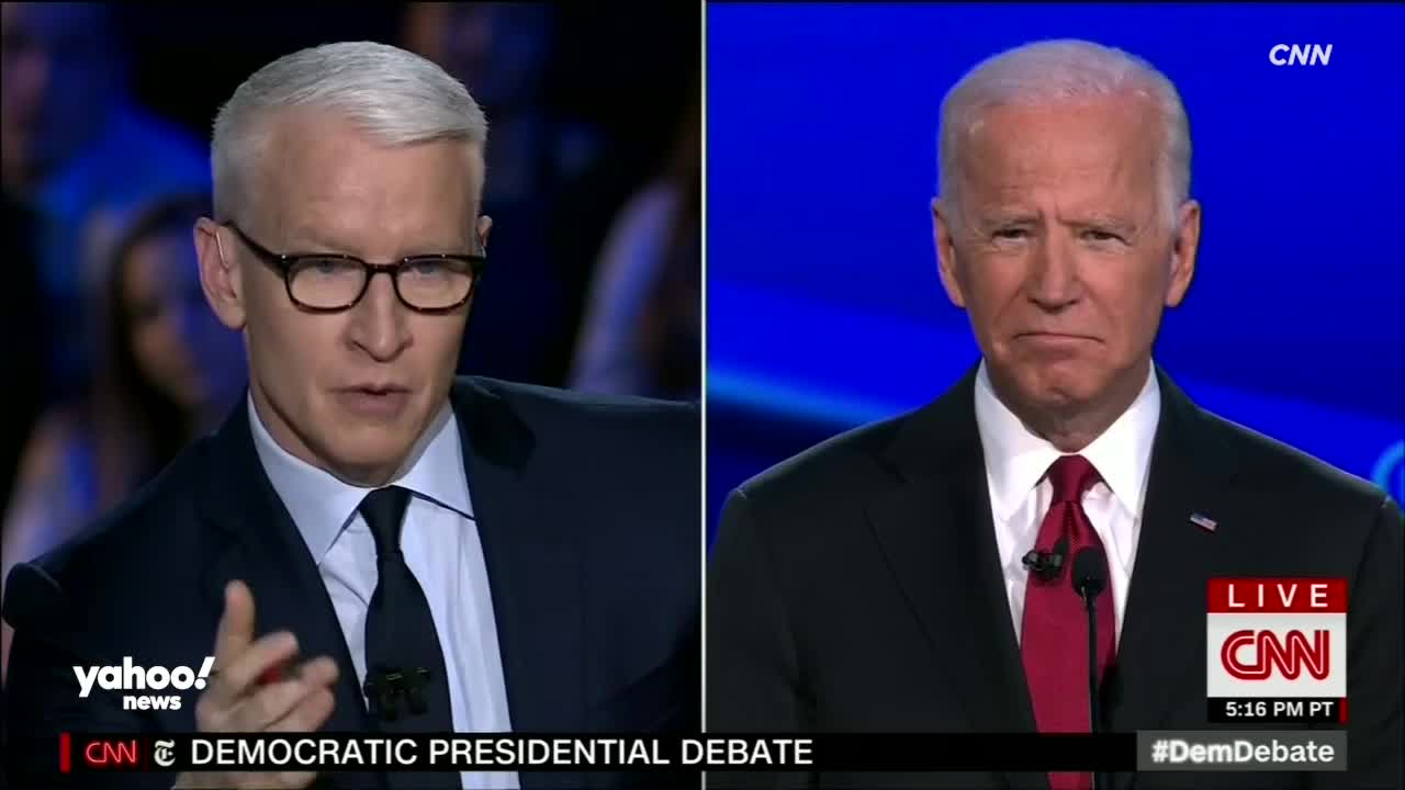 Joe Biden at Democratic debate: My son did nothing wrong