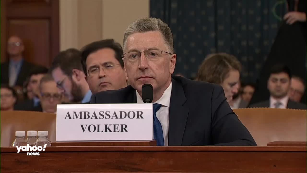 Special envoy Kurt Volker says most people didnt see the distinction between Burisma and investigating former Vice President Biden