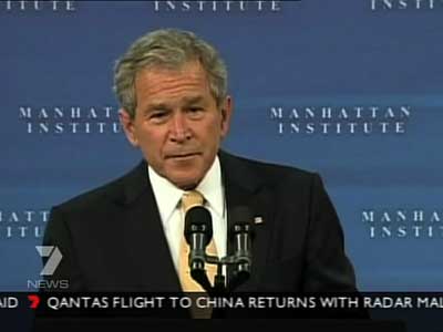 Don't blame free market system: Bush