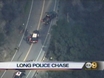 Chase Ends In San Gabriel Canyon
